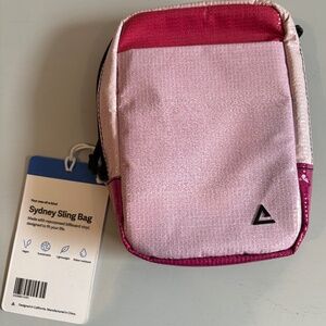 Rareform Sydney Sling Bag Crossbody Pink Lightweight Water Resistant vegan NWT